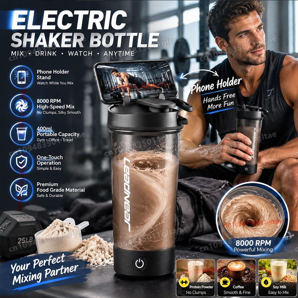 400-700ml Electric Shaker Cup  - огляд і ціна Protein Bar