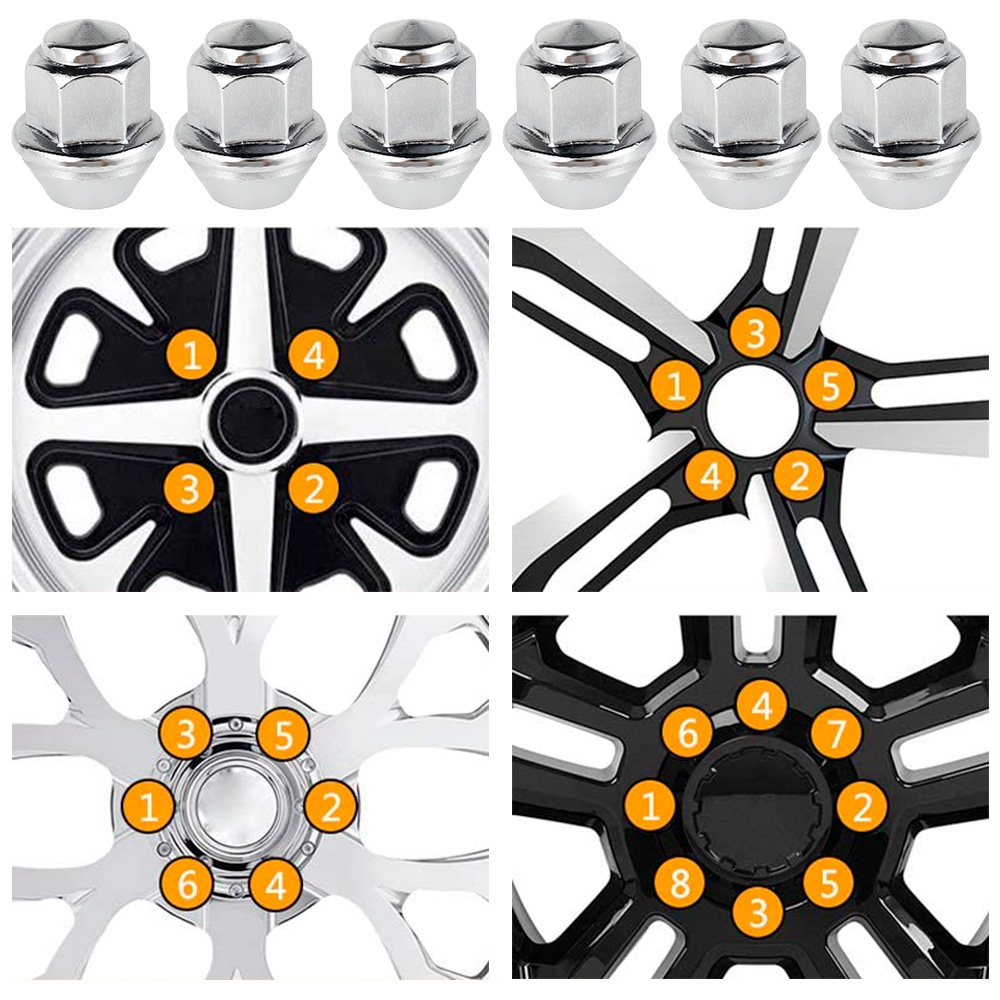 20Pcs Wheel Nuts For Ford Whee - огляд і ціна Nuts Mix