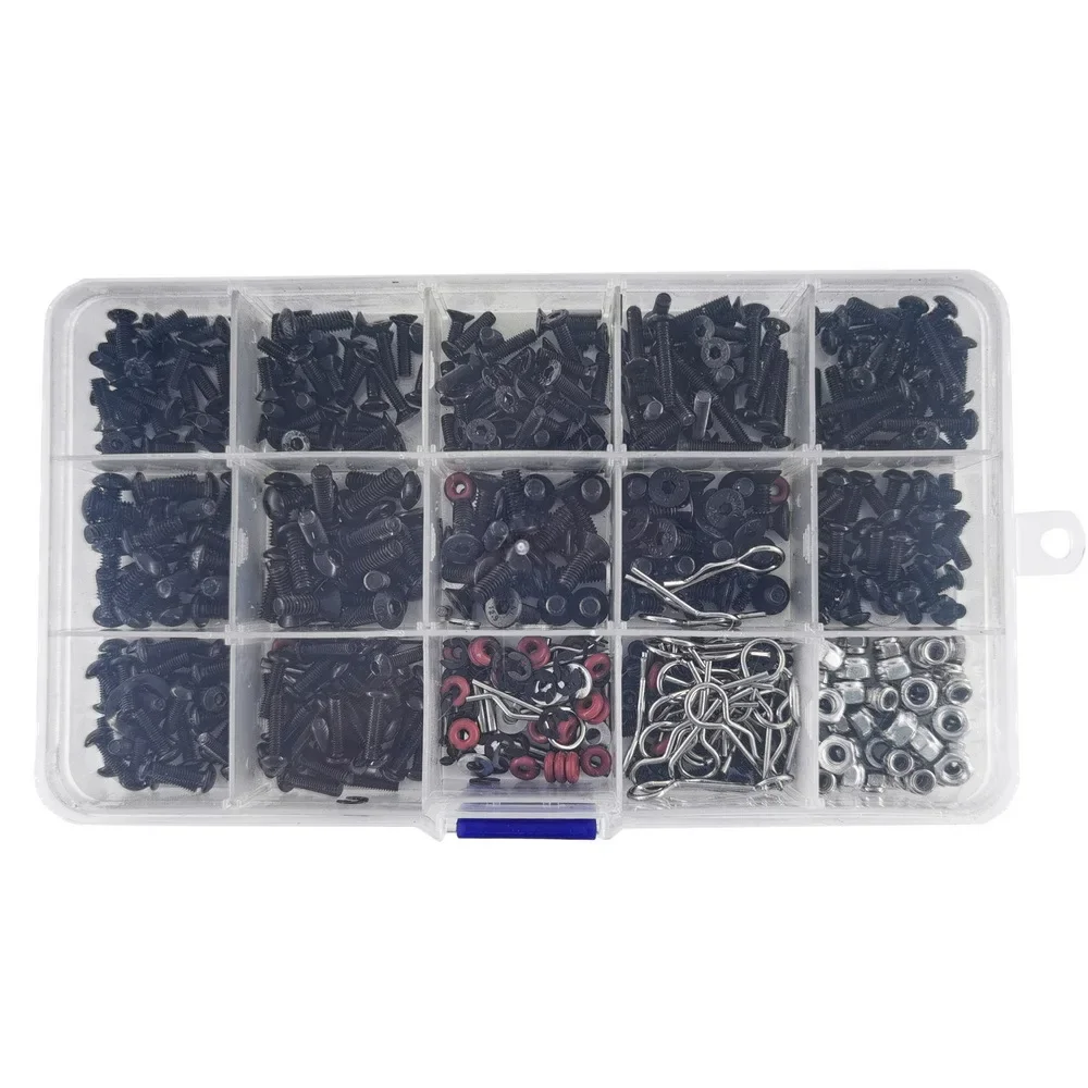 500pcs Universal RC Screw Kit  - огляд і ціна Nuts Mix