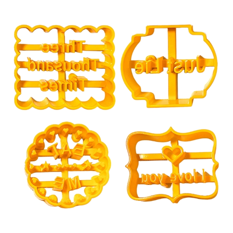  Pack Of 4 ABS Cookie Cutters  - огляд і ціна Cookies Pack