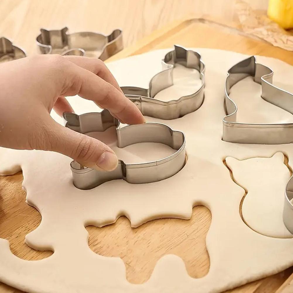 9Pcs Cat Cookie Cutters Set As - огляд і ціна Cookies Pack