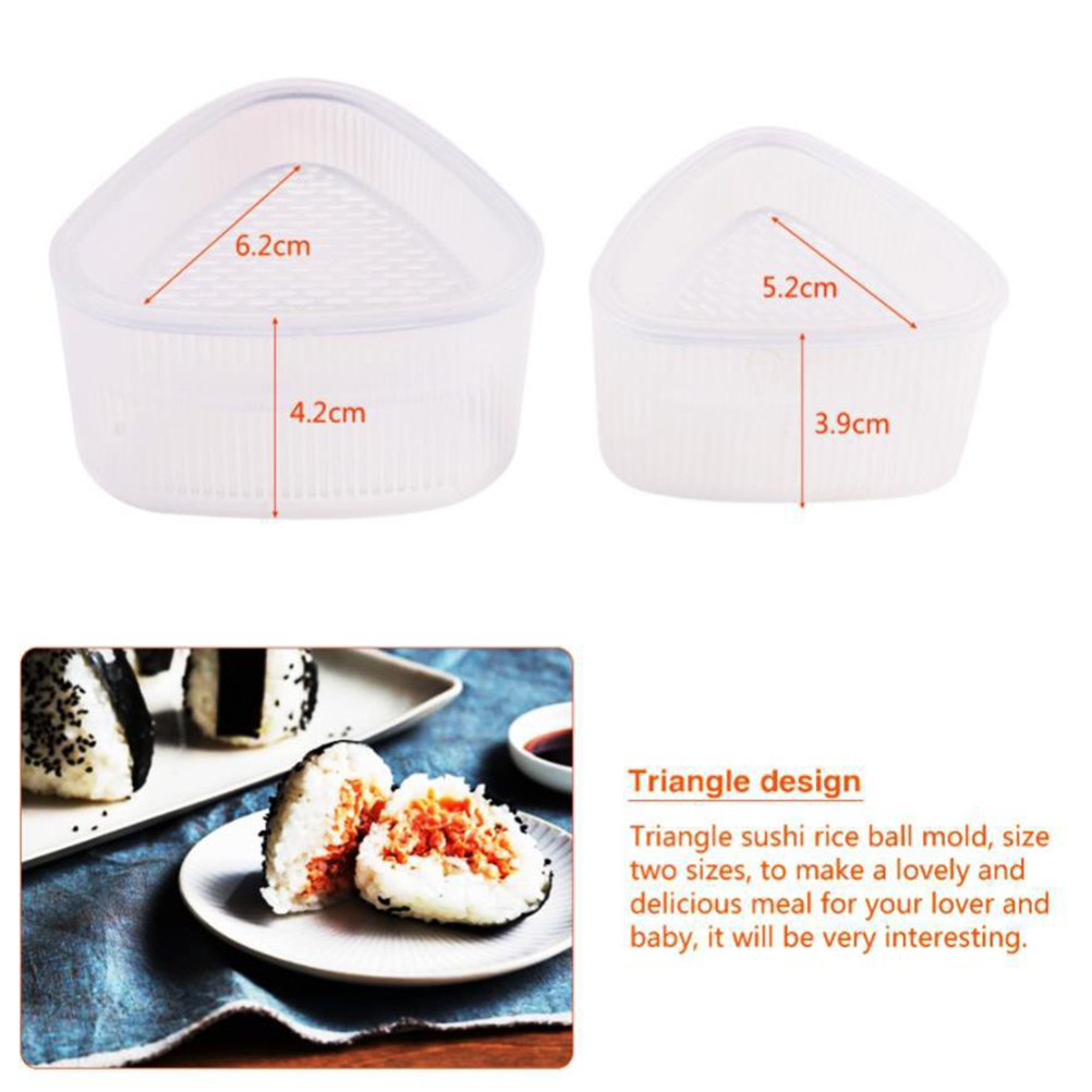 2Pcs Triangle Rice Mold Set Fo - огляд і ціна Seaweed Snack