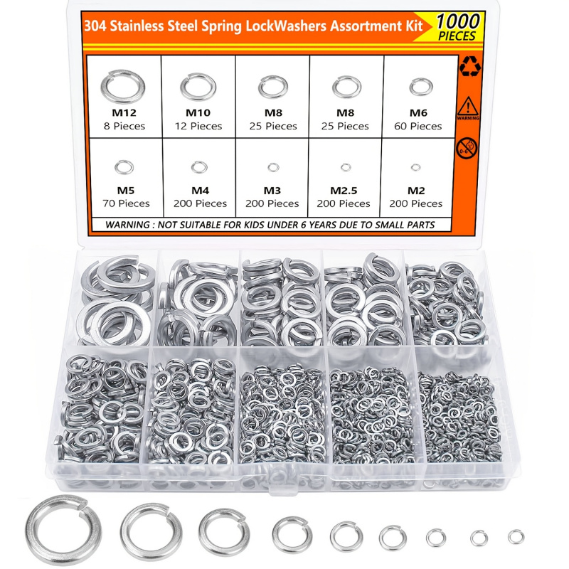 1000Pcs M2 M2.5 M3 M4 M5 M6 M8 - огляд і ціна Nuts Mix