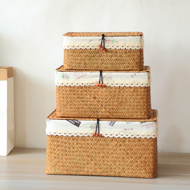 Seaweed Woven Box Grass Basket - огляд і ціна Seaweed Snack