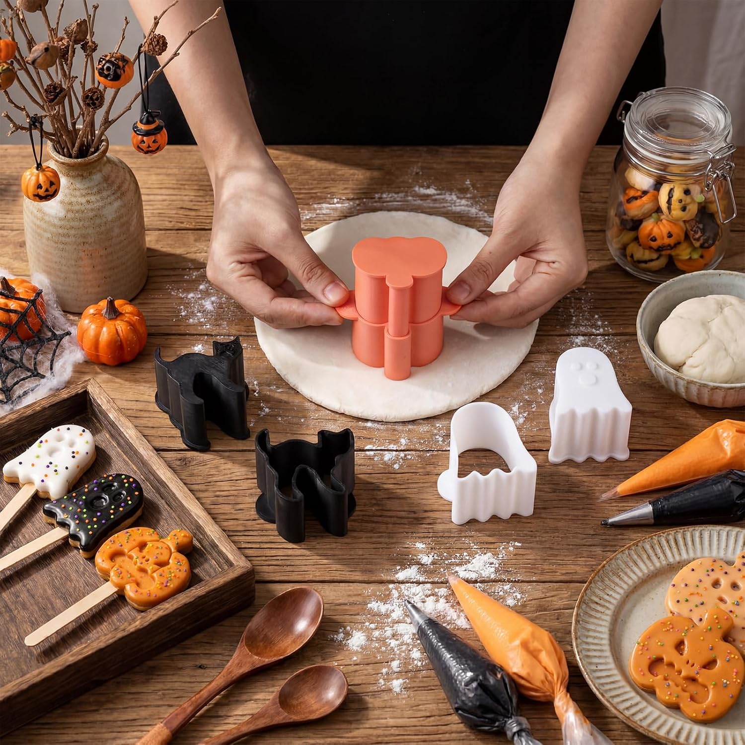 3 Pcs Halloween Cake Pop Mold  - огляд і ціна Chocolate Snack