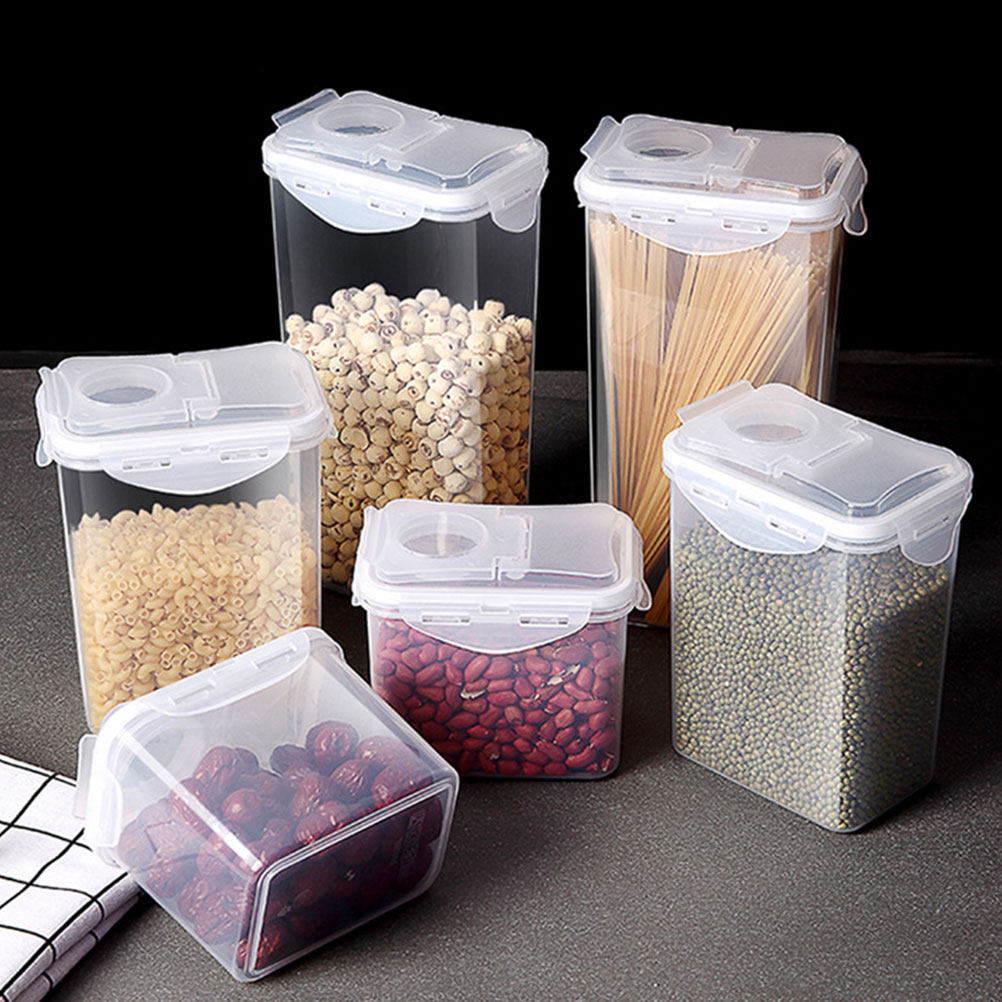 2Pcs Storage Jar Set Plastic A - огляд і ціна Dried Fruit