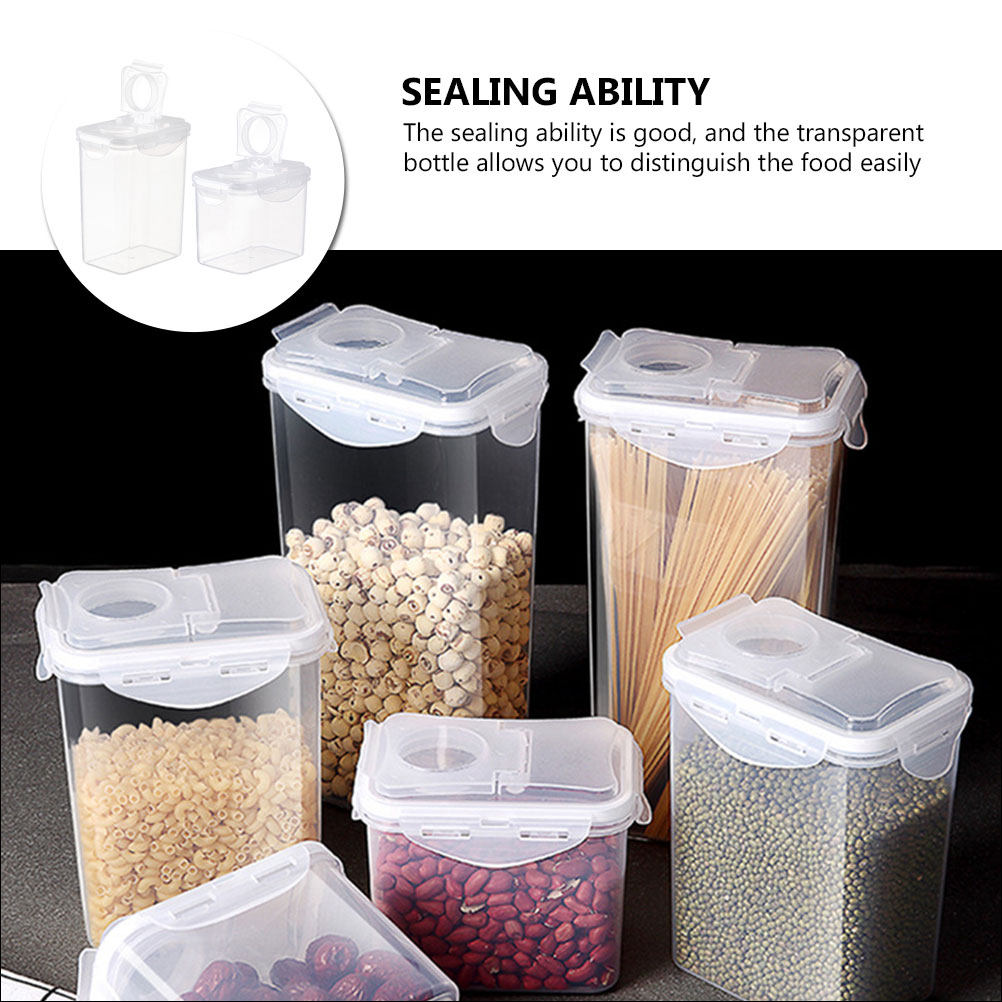 2Pcs Storage Jar Set Plastic A - огляд і ціна Dried Fruit